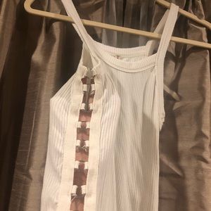 LF store Emma and Sam sidering detailed white tank
